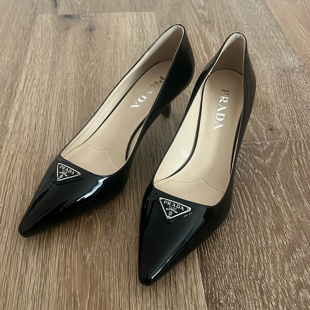 Prada kitten heels, new without tags